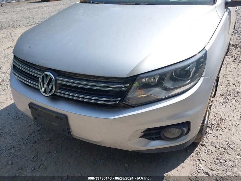 2016 Volkswagen Tiguan Se VIN: WVGBV7AXXGW614166 Lot: 39730143