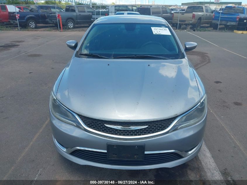 2015 Chrysler 200 Limited VIN: 1C3CCCAB4FN625247 Lot: 39730148