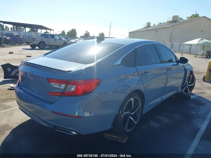 1HGCV1F39NA074509 2022 Honda Accord Sport