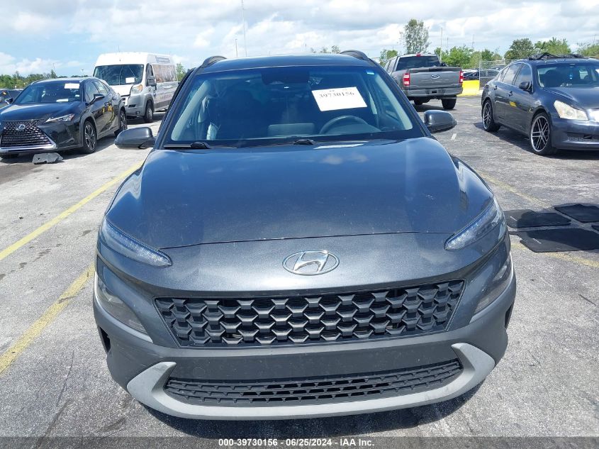 2022 Hyundai Kona Sel VIN: KM8K62AB9NU829017 Lot: 39730156