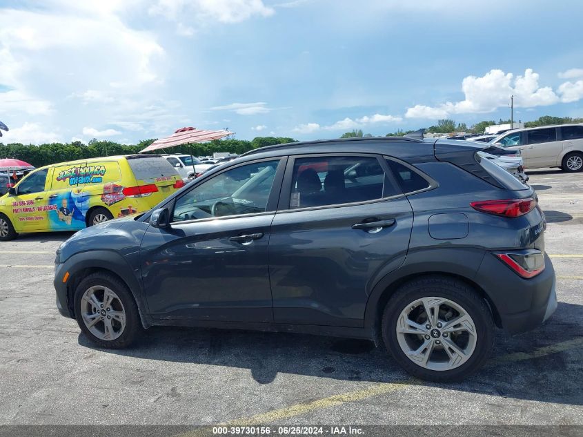 2022 Hyundai Kona Sel VIN: KM8K62AB9NU829017 Lot: 39730156