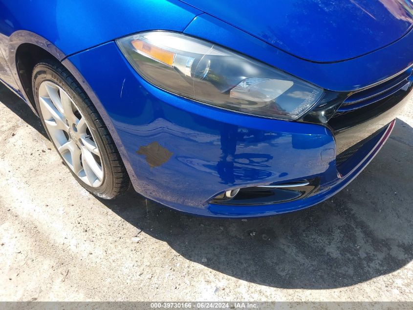 2013 Dodge Dart Rallye VIN: 1C3CDFBA4DD142185 Lot: 39730166