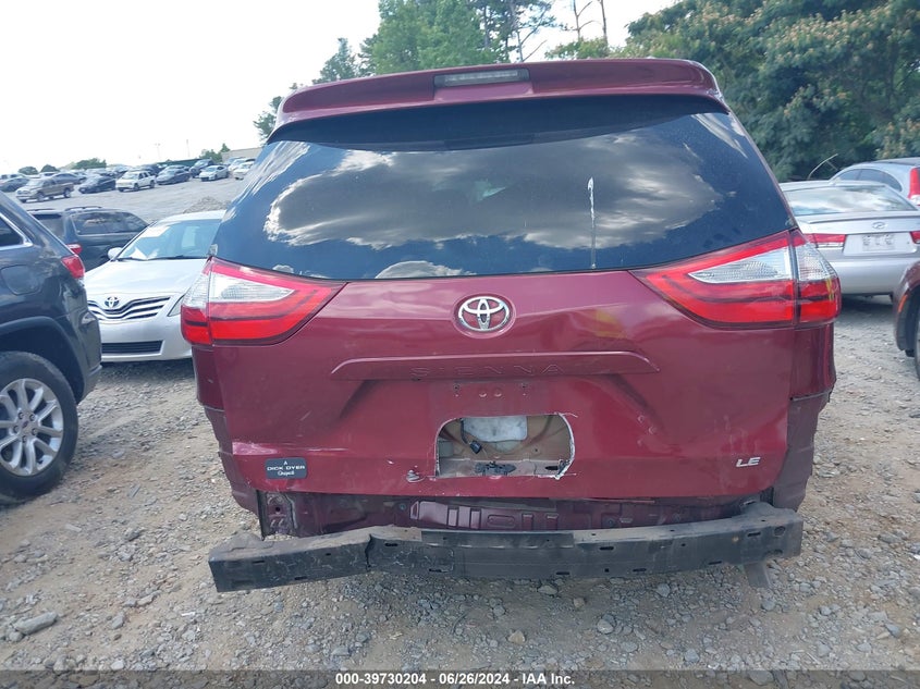 2015 Toyota Sienna Le 8 Passenger VIN: 5TDKK3DC8FS639984 Lot: 39730204