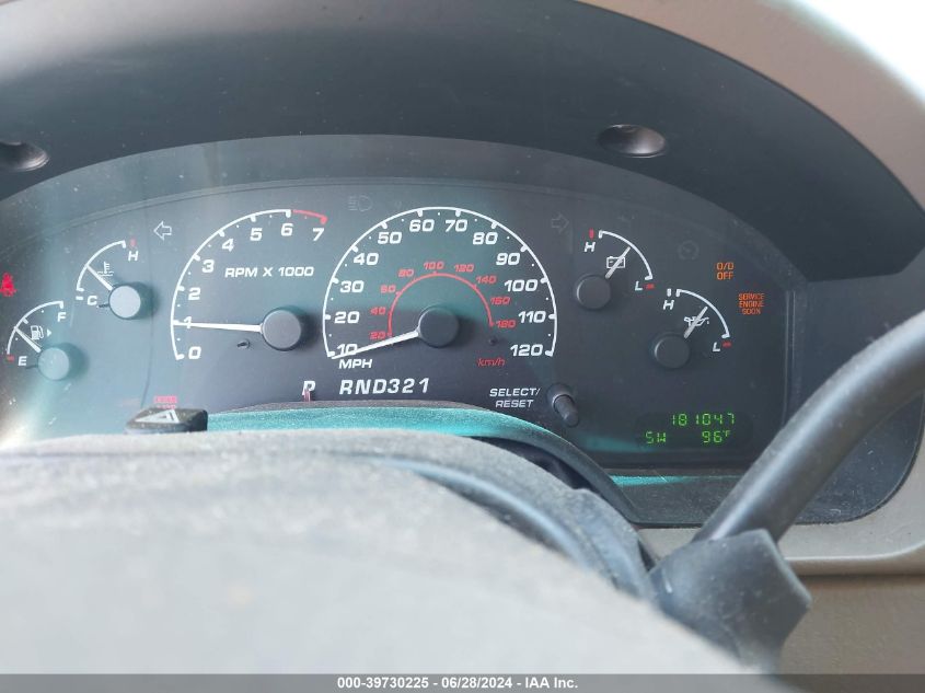 2002 Ford Explorer Xlt VIN: 1FMZU63E22UA39475 Lot: 39730225