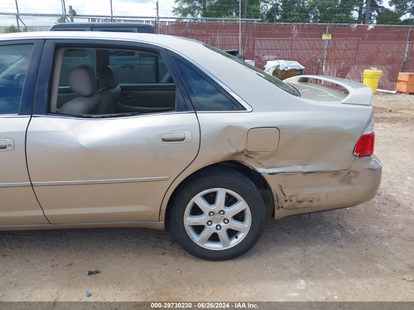 2004 Toyota Avalon Xl VIN: 4T1BF28B94U385917 Lot: 39730230