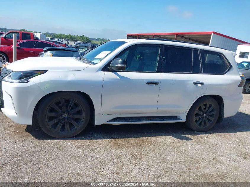 2021 Lexus Lx 570 Three-Row VIN: JTJDY7AX2M4337778 Lot: 39730242