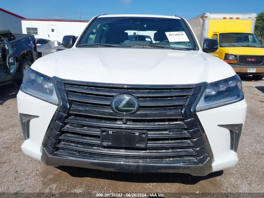 2021 Lexus Lx 570 Three-Row VIN: JTJDY7AX2M4337778 Lot: 39730242