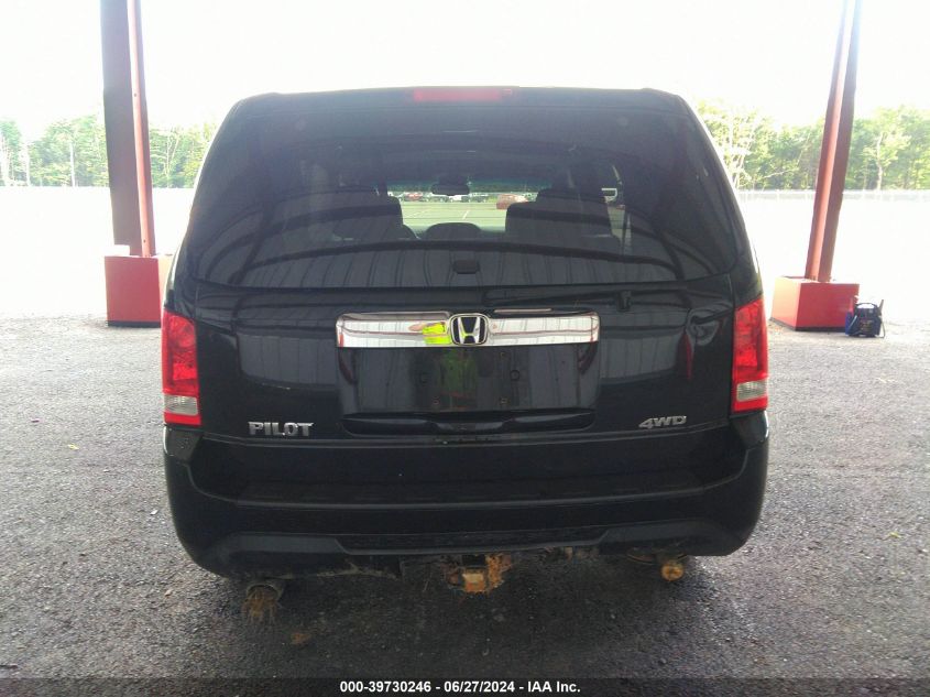 2012 Honda Pilot Exl VIN: 5FNYF4H53CB068307 Lot: 39730246