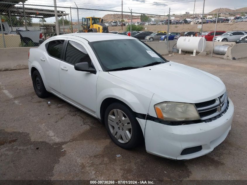 1C3CDZAB3EN165965 2014 Dodge Avenger Se