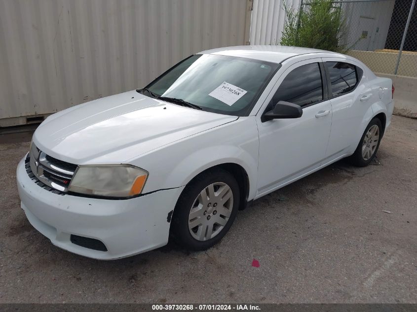 1C3CDZAB3EN165965 2014 Dodge Avenger Se