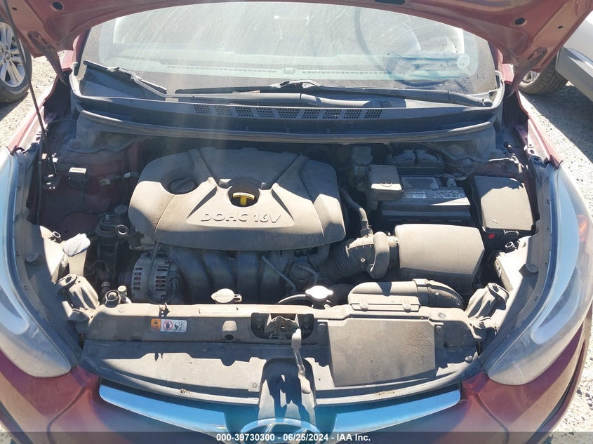 2014 Hyundai Elantra Se/Sport/Limited VIN: 5NPDH4AE9EH543501 Lot: 39730300