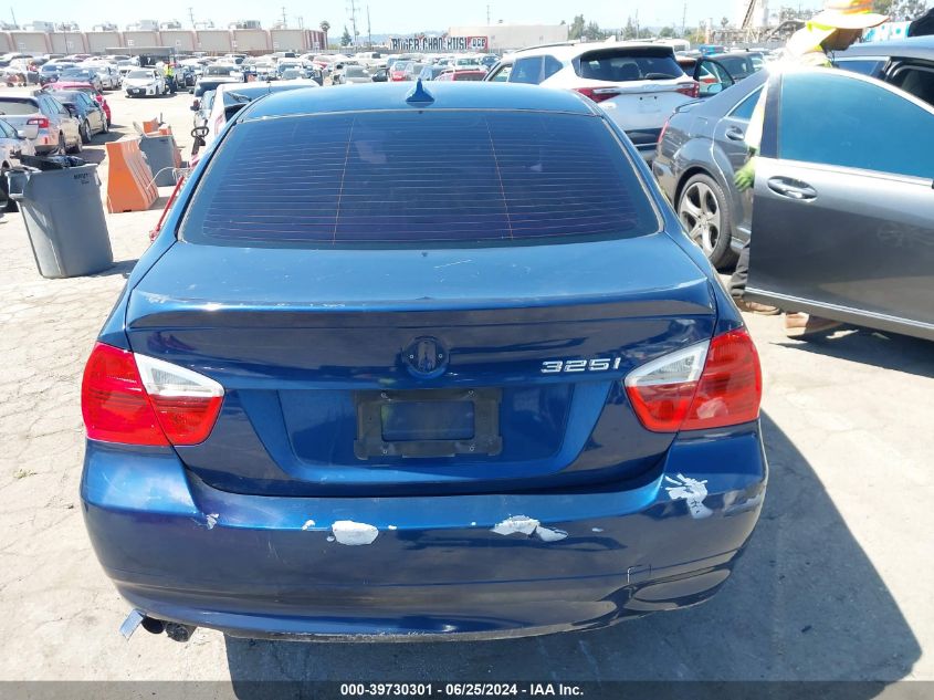 2006 BMW 325I I VIN: WBAVB13556PT01390 Lot: 39730301