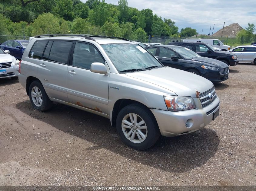 JTEEW21A670039298 2007 Toyota Highlander Hybrid Limited V6