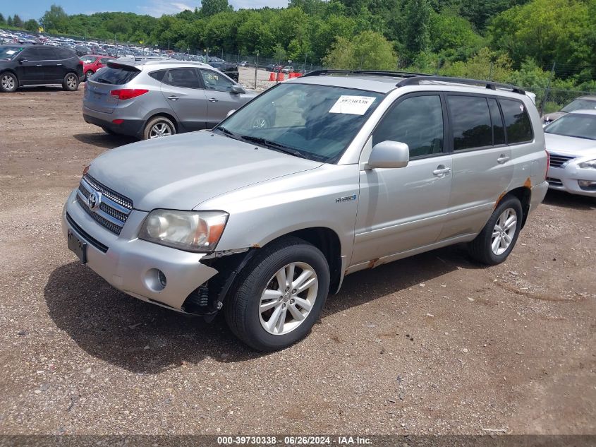 JTEEW21A670039298 2007 Toyota Highlander Hybrid Limited V6