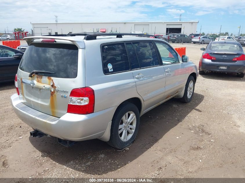 JTEEW21A670039298 2007 Toyota Highlander Hybrid Limited V6