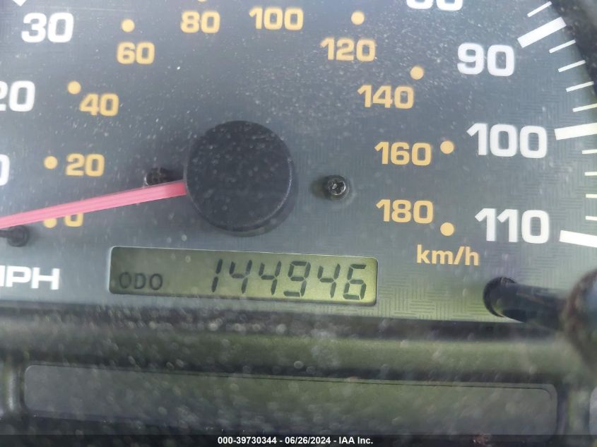 2000 Toyota 4Runner Sr5 VIN: JT3HN86R3Y0323385 Lot: 39730344