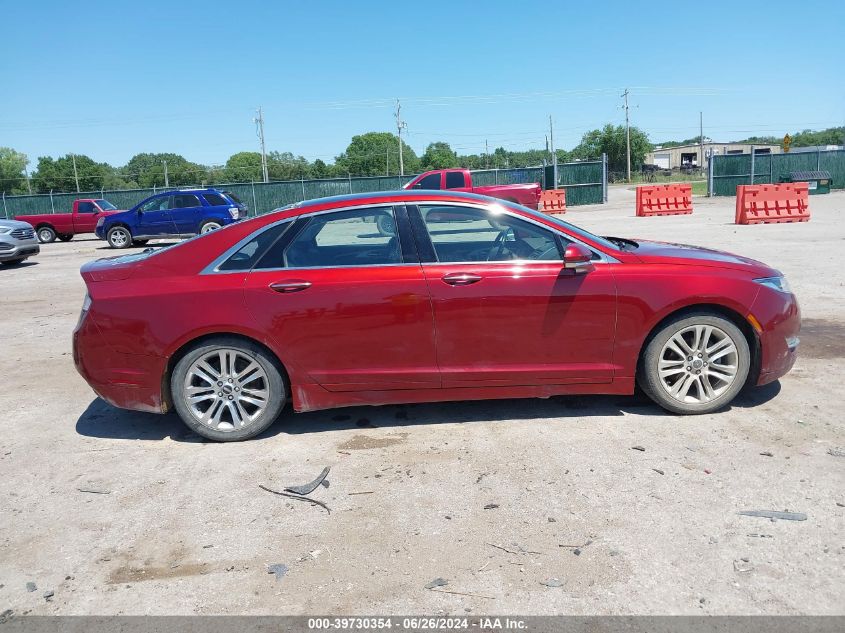 2014 Lincoln Mkz Hybrid VIN: 3LN6L2LU6ER803877 Lot: 39730354