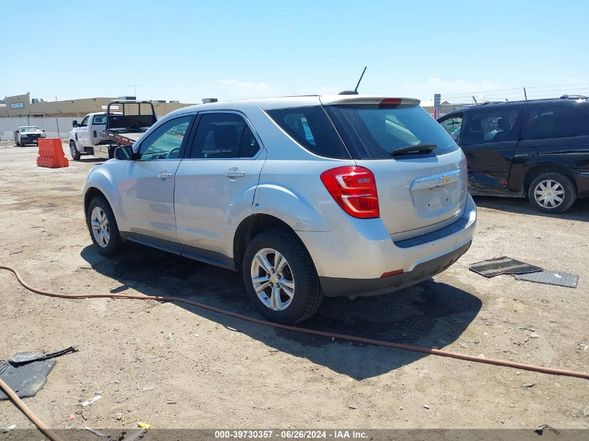 2016 Chevrolet Equinox Ls VIN: 2GNALBEK7G6345651 Lot: 39730357