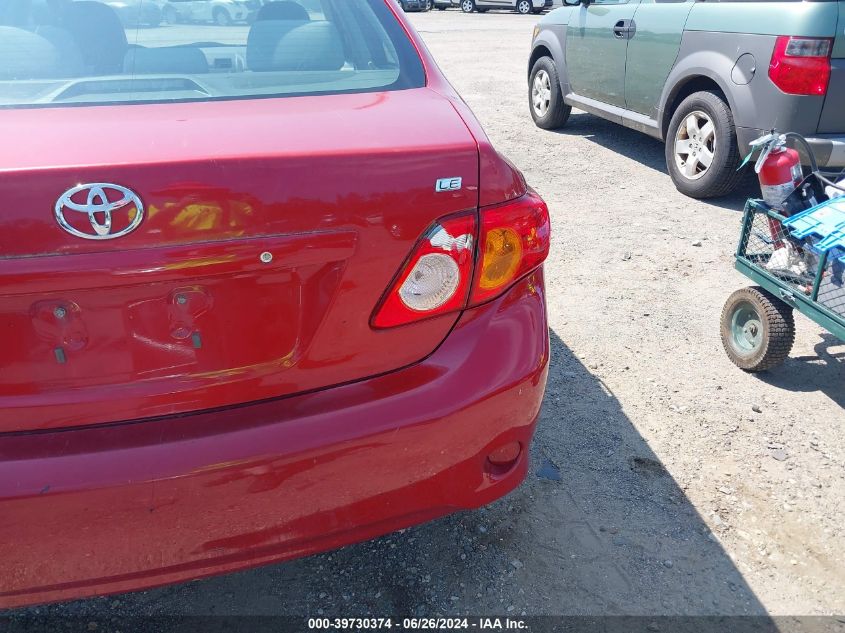 2009 Toyota Corolla Le/Xle VIN: JTDBL40E299094183 Lot: 39730374