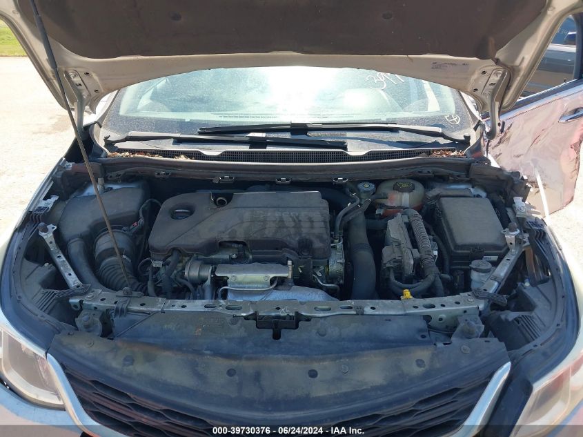 2018 Chevrolet Cruze Ls Manual VIN: 1G1BB5SM7J7110688 Lot: 39730376