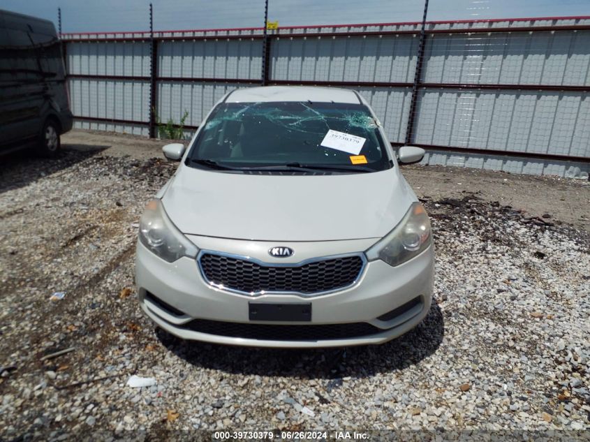 2014 Kia Forte Lx VIN: KNAFK4A64E5092607 Lot: 39730379