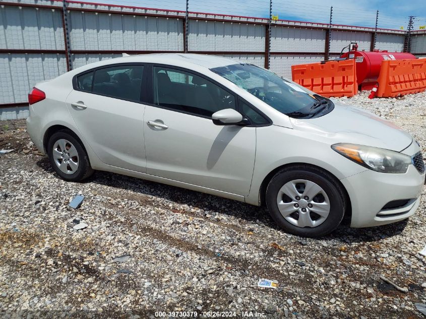 2014 Kia Forte Lx VIN: KNAFK4A64E5092607 Lot: 39730379