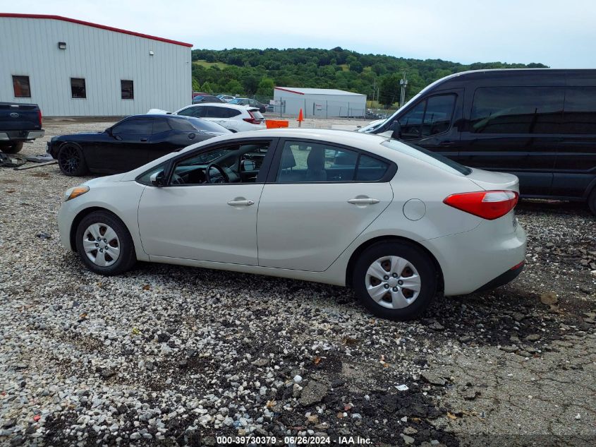 2014 Kia Forte Lx VIN: KNAFK4A64E5092607 Lot: 39730379