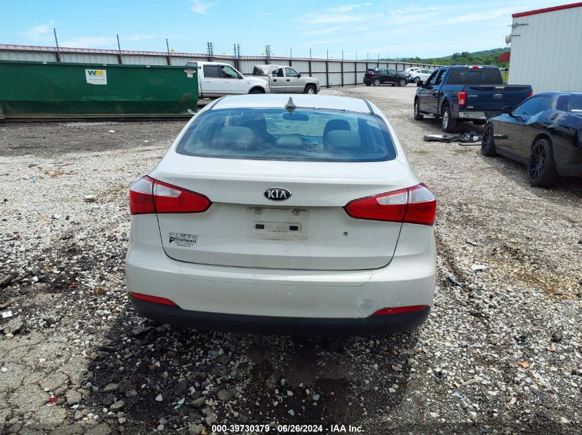 2014 Kia Forte Lx VIN: KNAFK4A64E5092607 Lot: 39730379