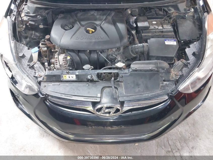 2012 Hyundai Elantra Gls (Ulsan Plant) VIN: KMHDH4AE9CU341160 Lot: 39730395