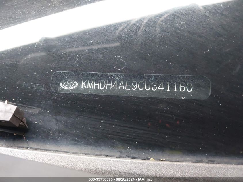 2012 Hyundai Elantra Gls (Ulsan Plant) VIN: KMHDH4AE9CU341160 Lot: 39730395