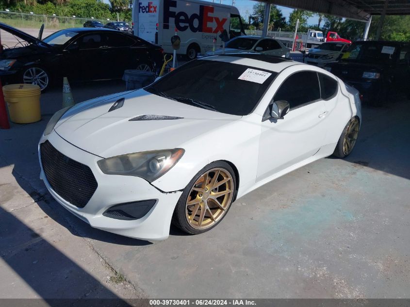 2013 Hyundai Genesis 2.0T Premium VIN: KMHHT6KD1DU102186 Lot: 39730401