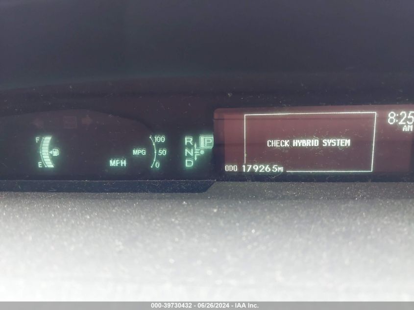 2011 Toyota Prius Three VIN: JTDKN3DU3B5332514 Lot: 39730432