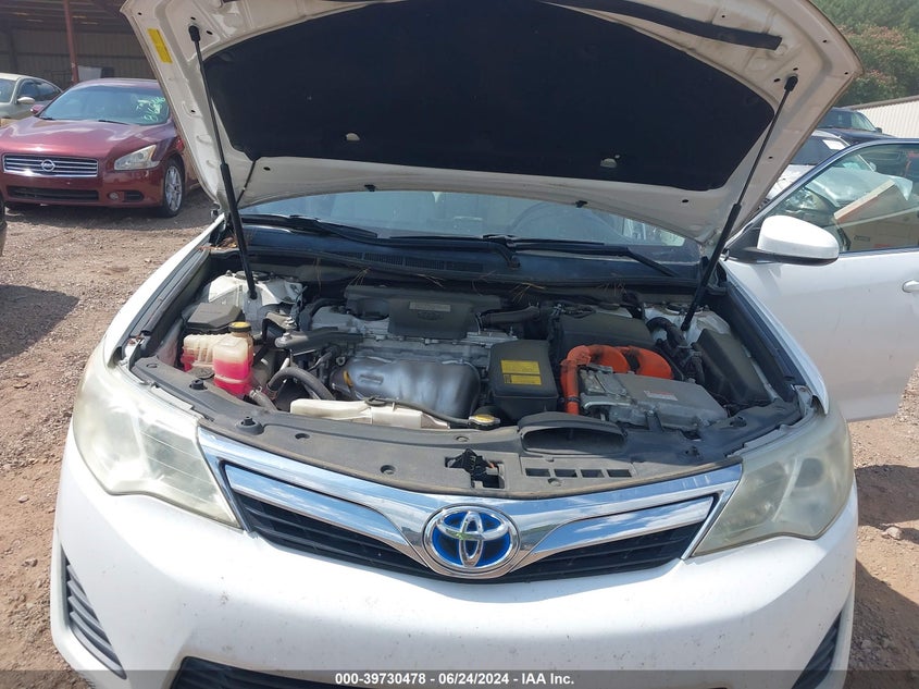 2012 Toyota Camry Hybrid Le VIN: 4T1BD1FKXCU025590 Lot: 39730478