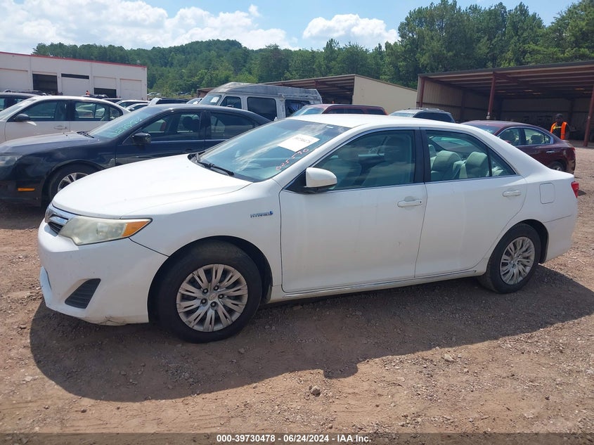 2012 Toyota Camry Hybrid Le VIN: 4T1BD1FKXCU025590 Lot: 39730478