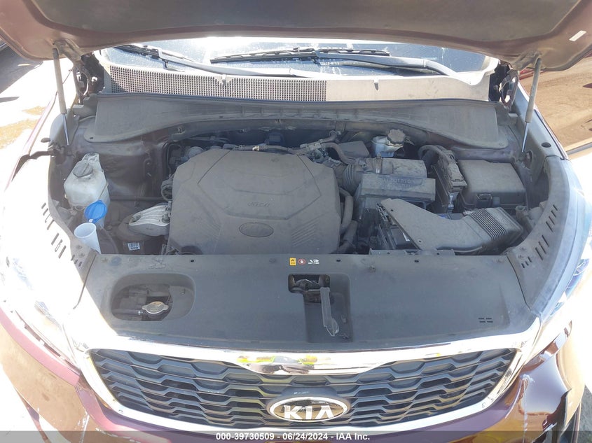 2019 Kia Sorento 3.3L Lx VIN: 5XYPGDA56KG484703 Lot: 39730509
