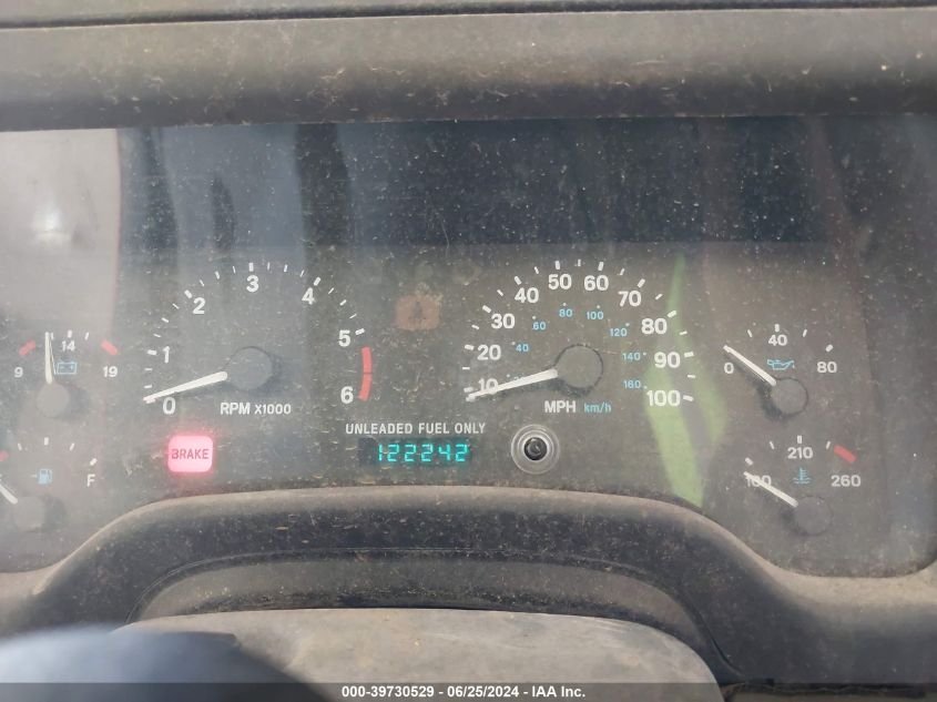 1997 Jeep Wrangler Se VIN: 1J4FY29P4VP424000 Lot: 39730529