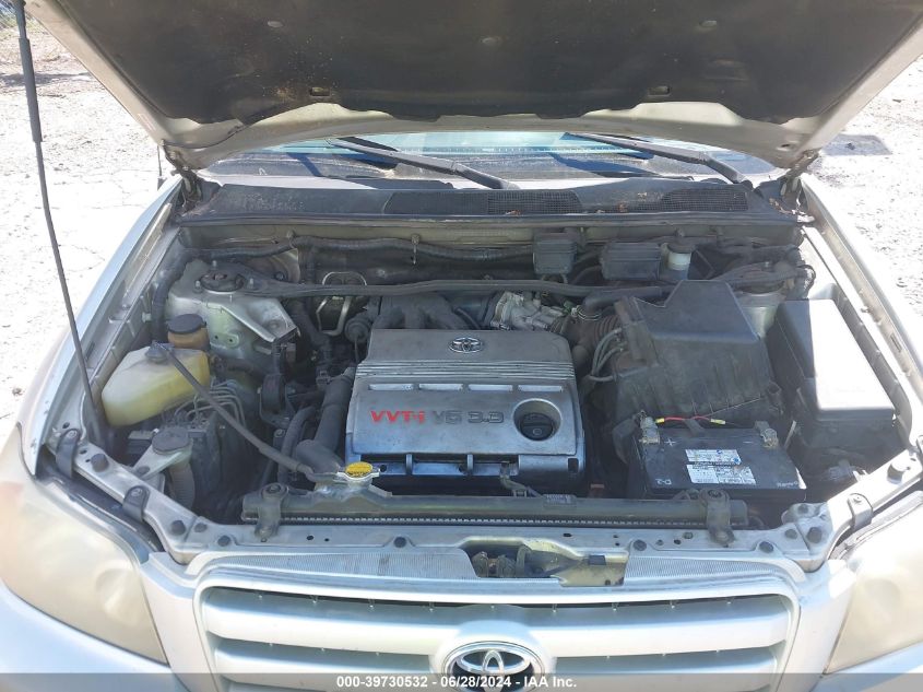 2006 Toyota Highlander V6 VIN: JTEGP21A360099379 Lot: 39730532