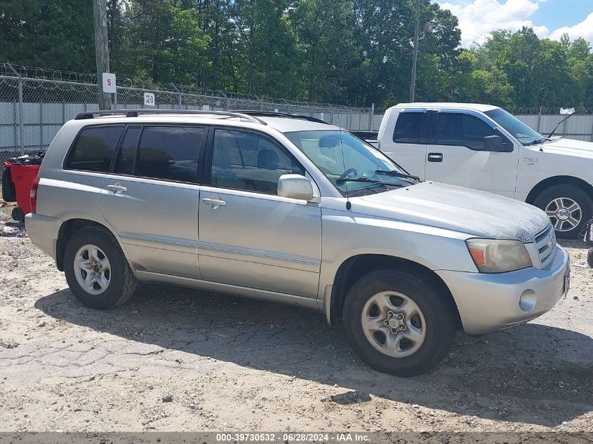 2006 Toyota Highlander V6 VIN: JTEGP21A360099379 Lot: 39730532
