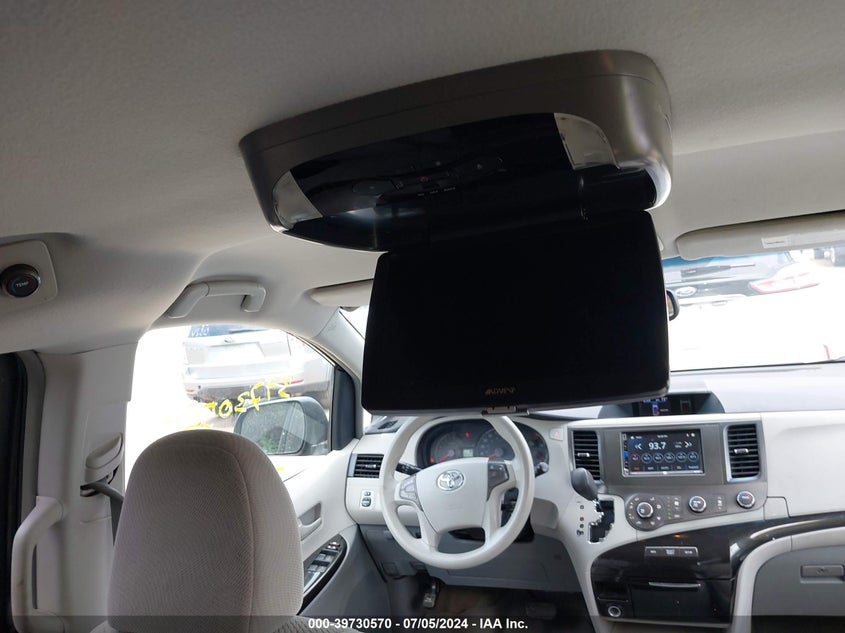 2012 Toyota Sienna Le V6 8 Passenger VIN: 5TDKK3DC4CS278183 Lot: 39730570