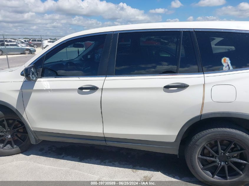 2018 Honda Pilot Lx VIN: 5FNYF5H13JB028633 Lot: 39730589