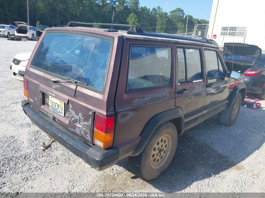 1992 Jeep Cherokee Sport VIN: 1J4FT88S9NL205015 Lot: 39730600