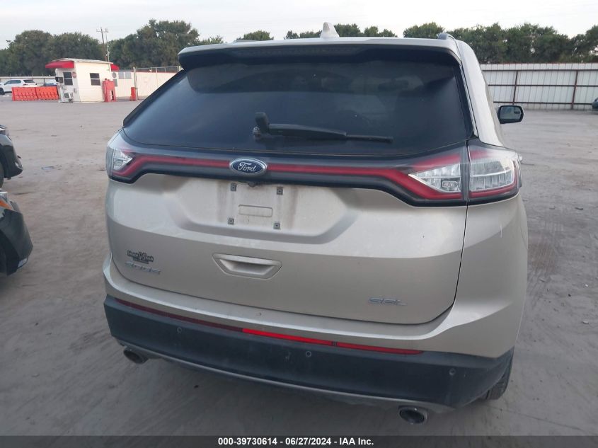 2018 Ford Edge Sel VIN: 2FMPK3J89JBB38839 Lot: 39730614