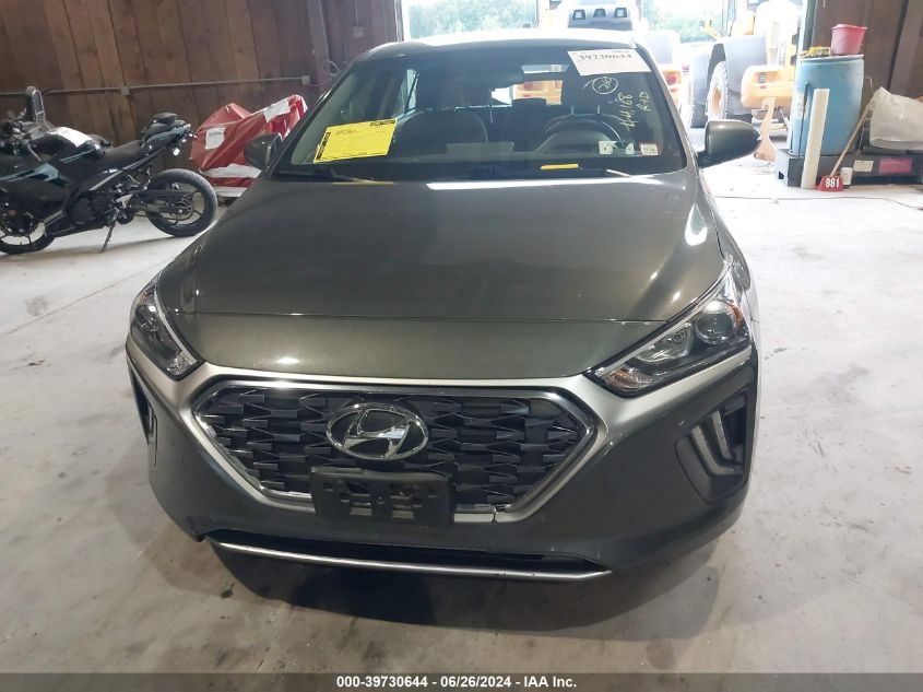 2022 Hyundai Ioniq Hybrid Se VIN: KMHC75LC2NU282567 Lot: 39730644