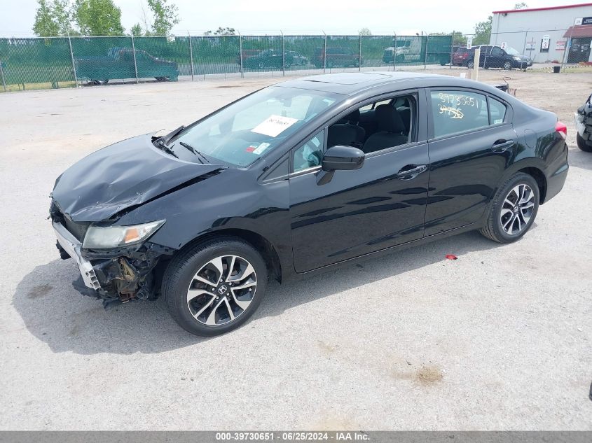 2014 Honda Civic Ex VIN: 2HGFB2F85EH550909 Lot: 39730651