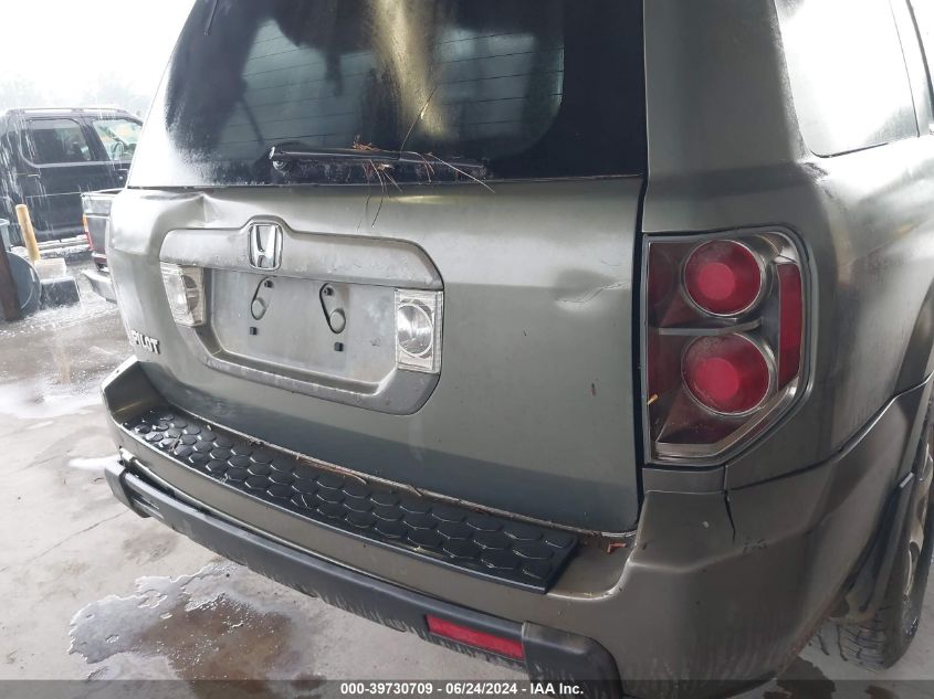 2007 Honda Pilot Ex-L VIN: 5FNYF28697B045794 Lot: 39730709