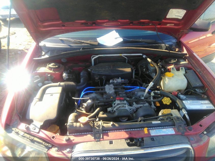 2003 Subaru Forester X VIN: JF1SG63613H737758 Lot: 39730738