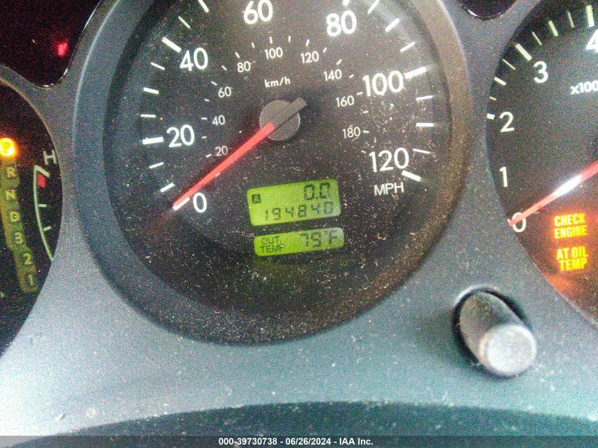 2003 Subaru Forester X VIN: JF1SG63613H737758 Lot: 39730738