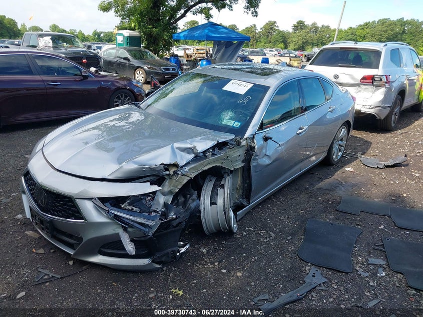2021 Acura Tlx Technology VIN: 19UUB5F43MA015595 Lot: 39730743