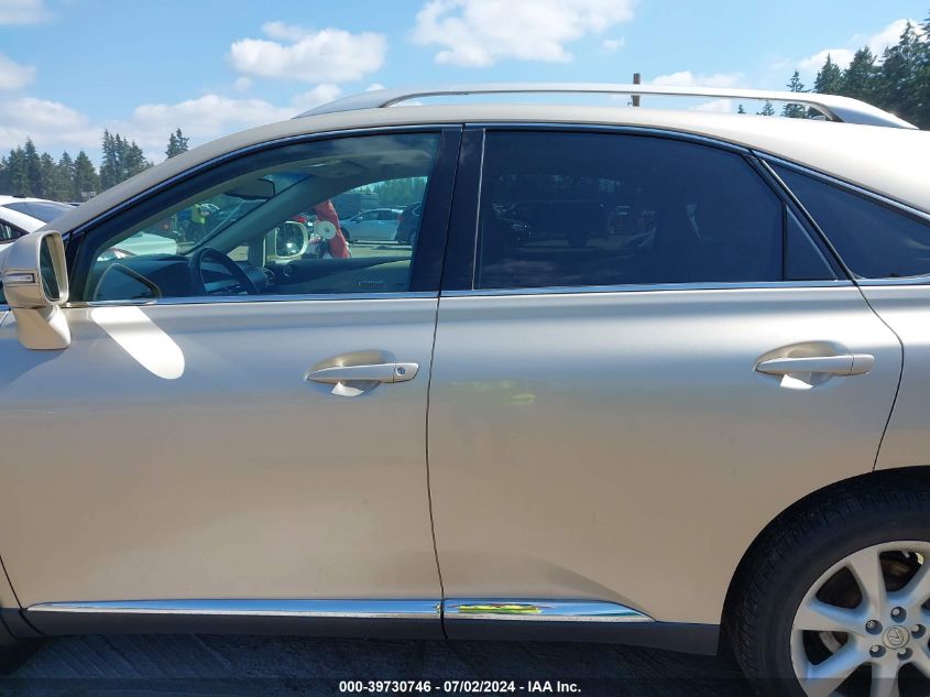 2012 Lexus Rx 350 VIN: 2T2BK1BA8CC145873 Lot: 39730746