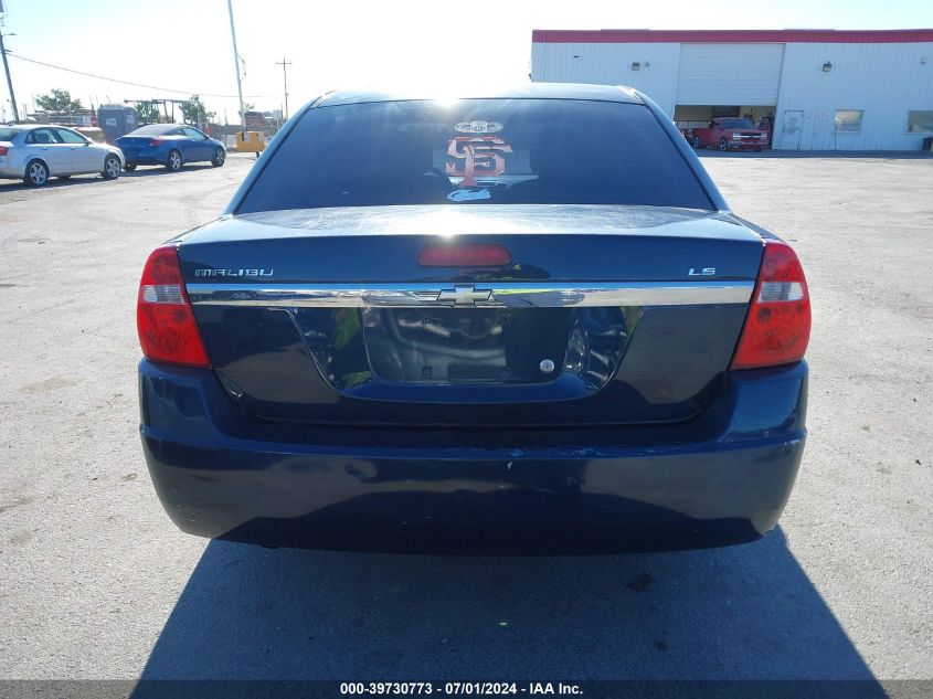 2007 Chevrolet Malibu Ls VIN: 1G1ZS58F57F249451 Lot: 39730773